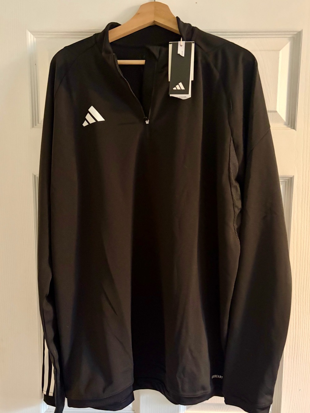 adidas Black Men's 1/4 Zip Performance Jacket